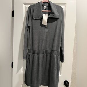 CAbi Blue Gray Haven Dress #4973
